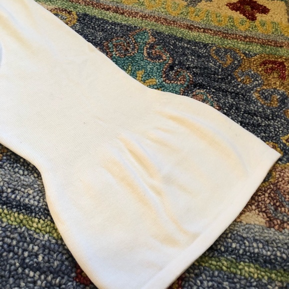 Bell Sleeved White Sweater NWOT - Picture 3 of 6